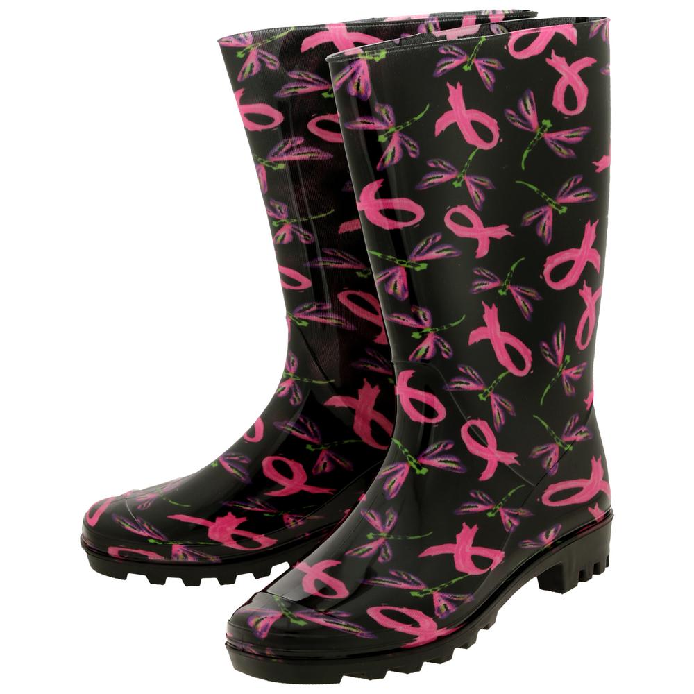 Take Flight Pink Ribbon Ultralite™ Rain Boots : The Breast Cancer Site