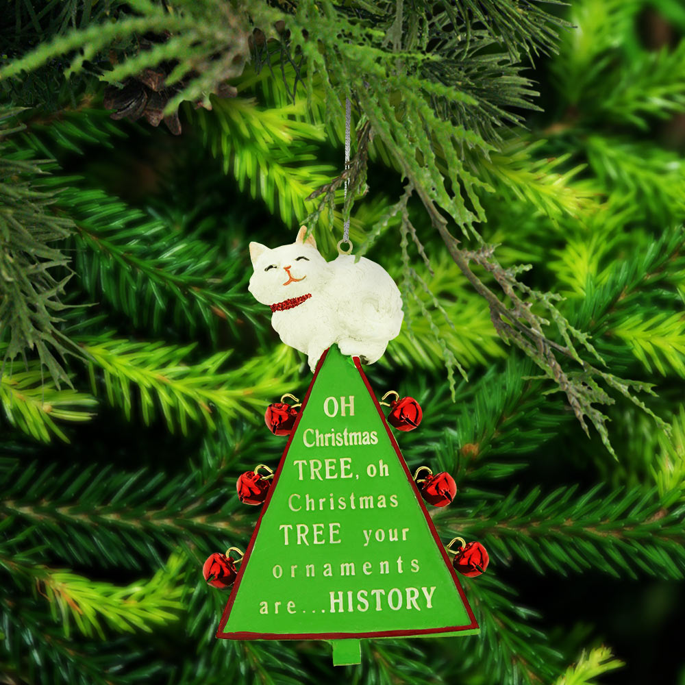 Oh Christmas Tree Cat Ornament : The Animal Rescue Site